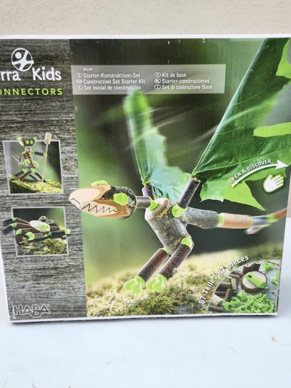 HABA Terra Kids Connectors Backyard Nature Craft Kit STEM ENGINEERING Toy NEW Mo